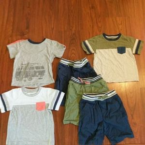 Boy's Lot of 3 Outfit Sets Size 4T